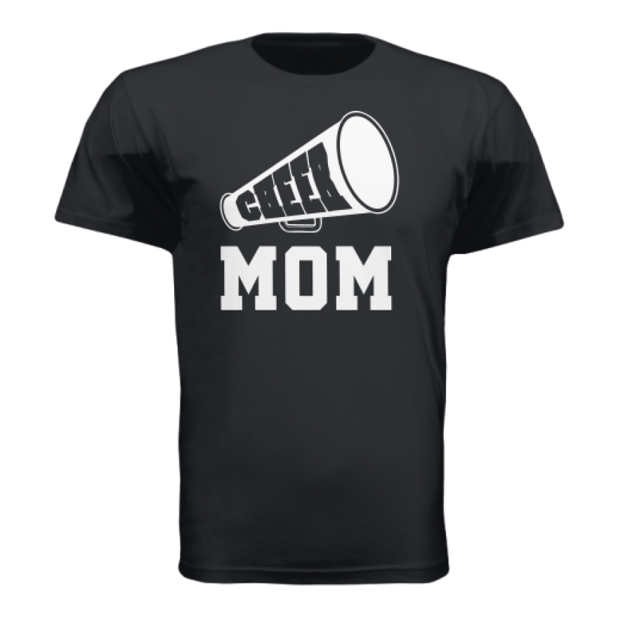 Custom Cheer Mom Women's Fitted T-Shirt Mom T-Shirts Personalized Sports Parent Shirts